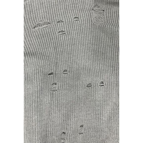 Chelsea DeBoer BY LILY & LOTTIE Sweater Turtleneck Long Sleeve Holes Medium I4 - Picture 3 of 9